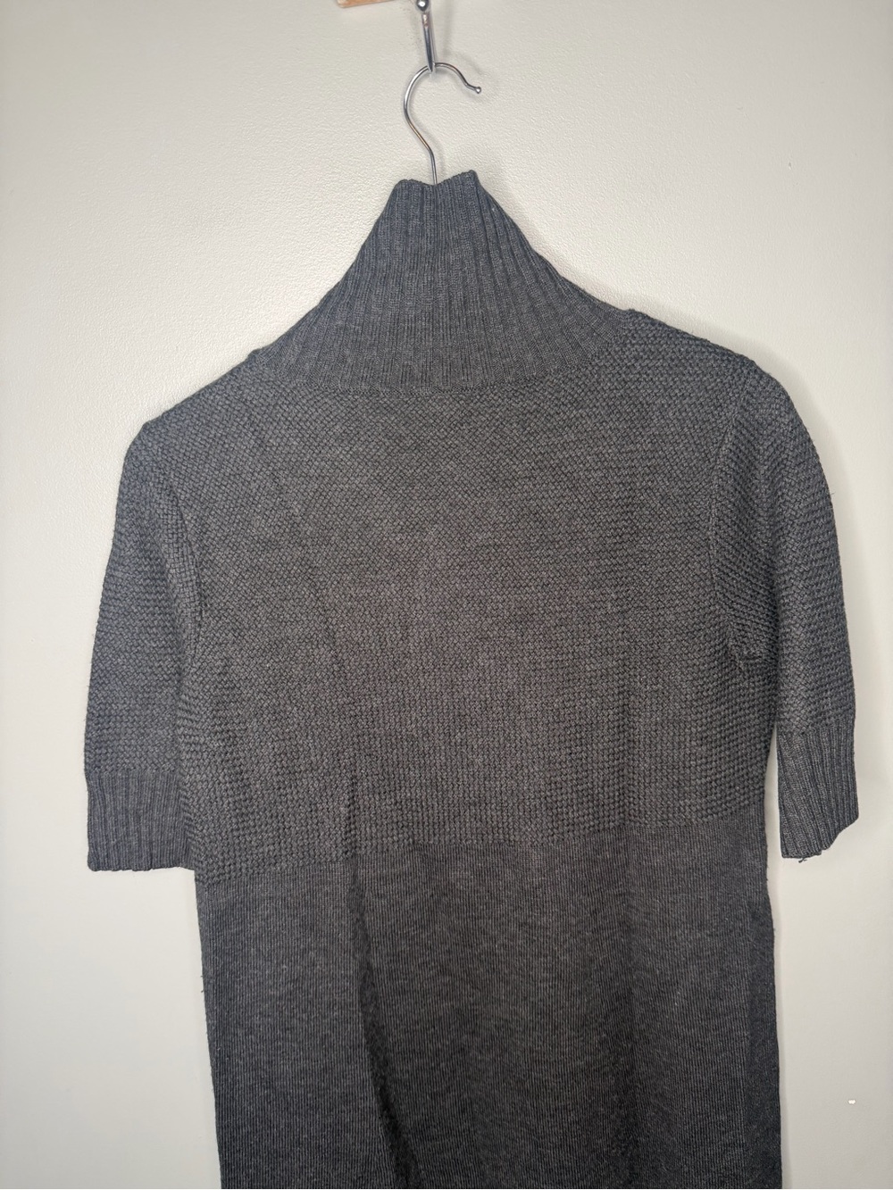 Eileen Fisher Merino Wool Turtleneck Sweater Tunic - Picture 6 of 9